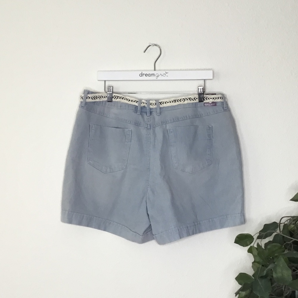 NWT PLUS Gloria Vanderbilt Striped Shorts - Picture 7 of 7